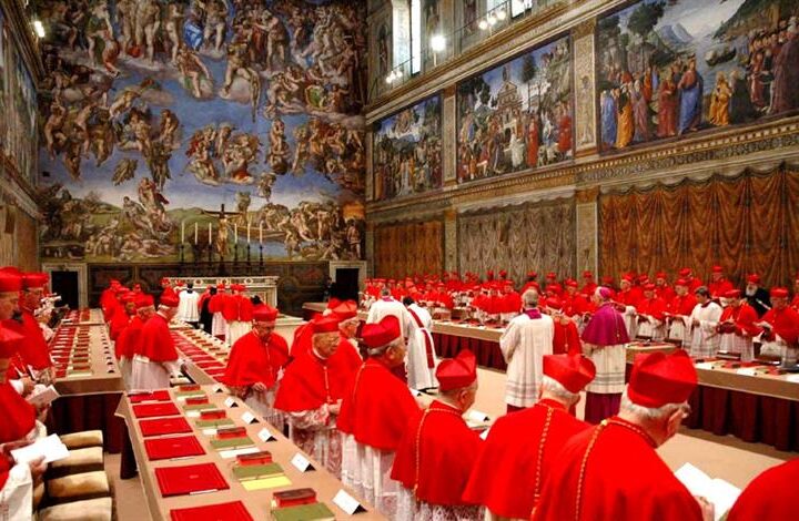 College of cardinals to elect new popes