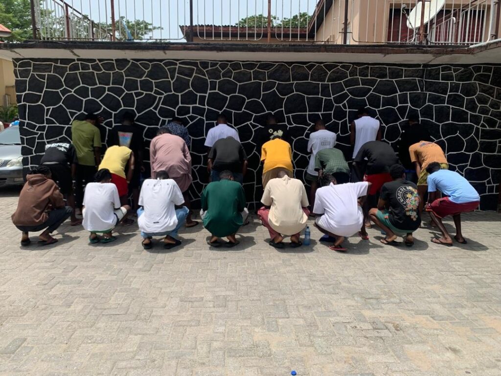 Suspected Internet fraudsters