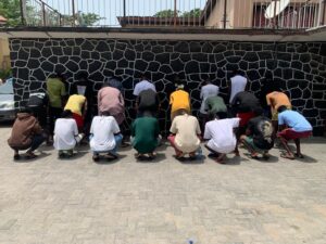 Suspected Internet fraudsters