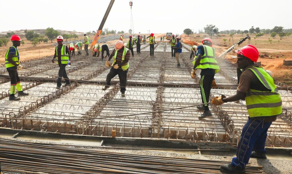 Bridge under construction in Abuja
