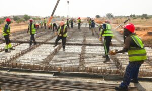 Bridge under construction in Abuja