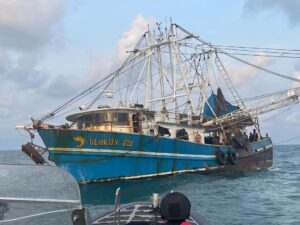 Vessel intercepted by the Navy