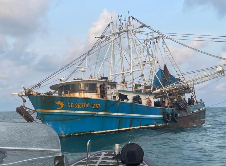 Vessel intercepted by the Navy