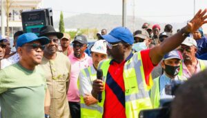 Wike inspects projects