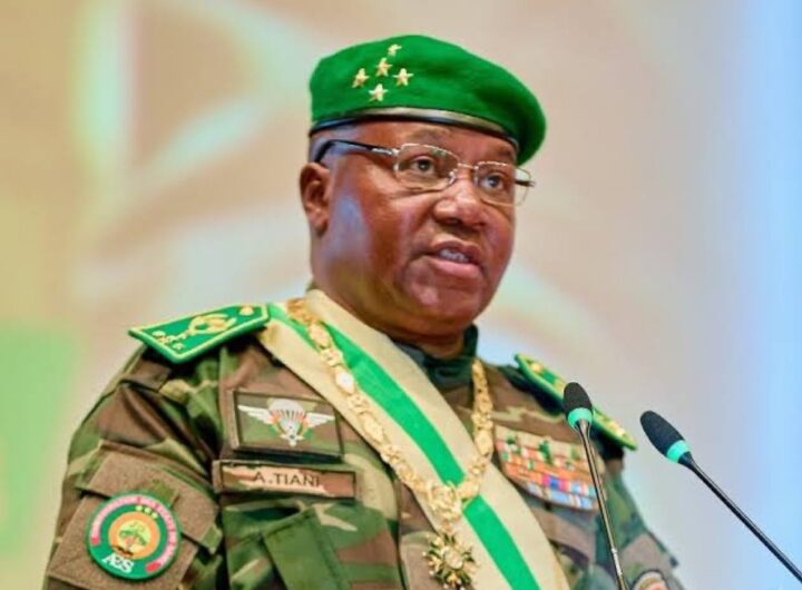 Niger Republic junta leader, General Abdourahamane Tiani, the junta leader,
