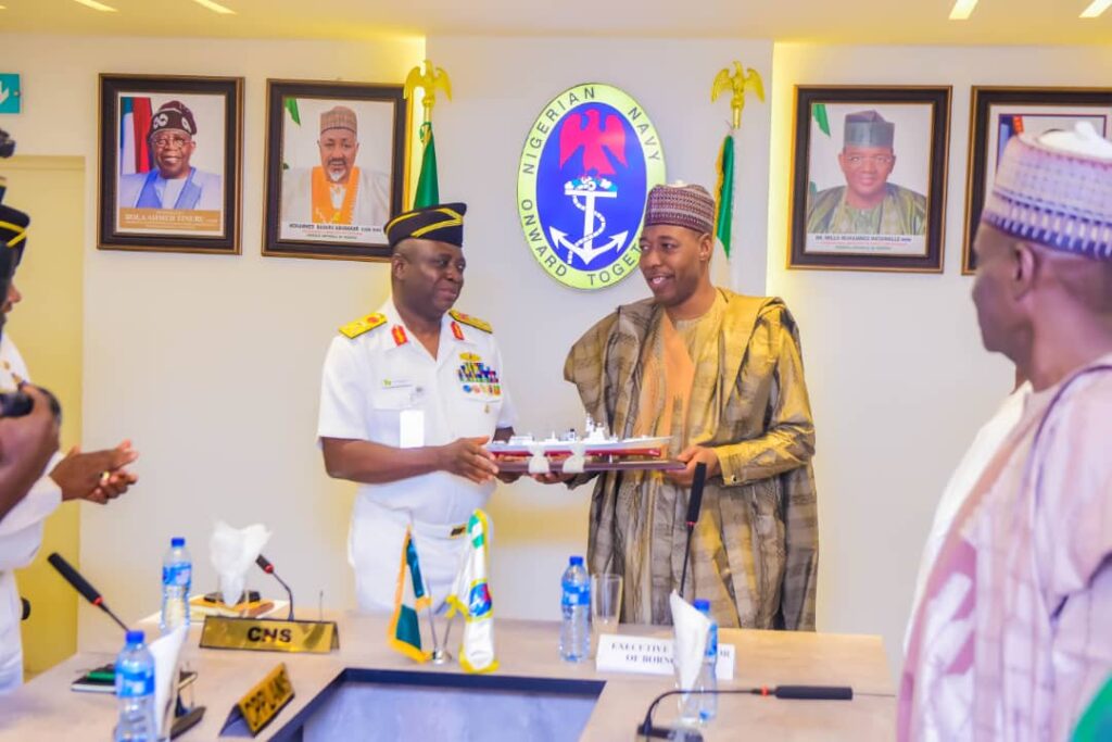 Boko Haram: Zulum meets Army, Naval, Air Force chiefs in Abuja 2 IMG 20250411 WA0003