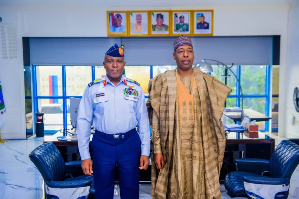 Boko Haram: Zulum meets Army, Naval, Air Force chiefs in Abuja 3 IMG 20250411 WA0004
