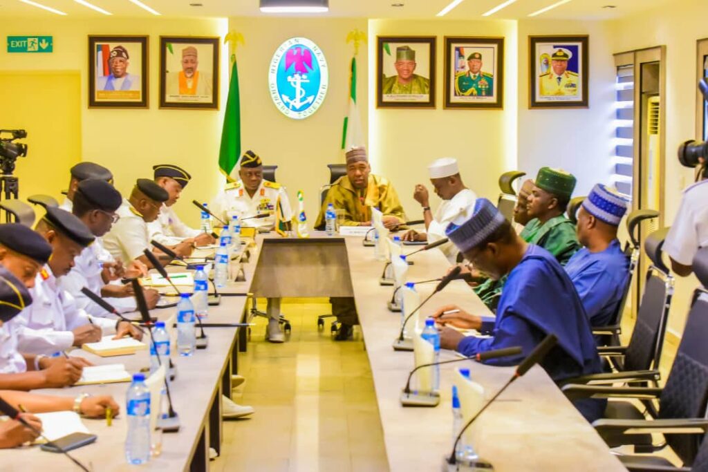 Boko Haram: Zulum meets Army, Naval, Air Force chiefs in Abuja 5 IMG 20250411 WA0019