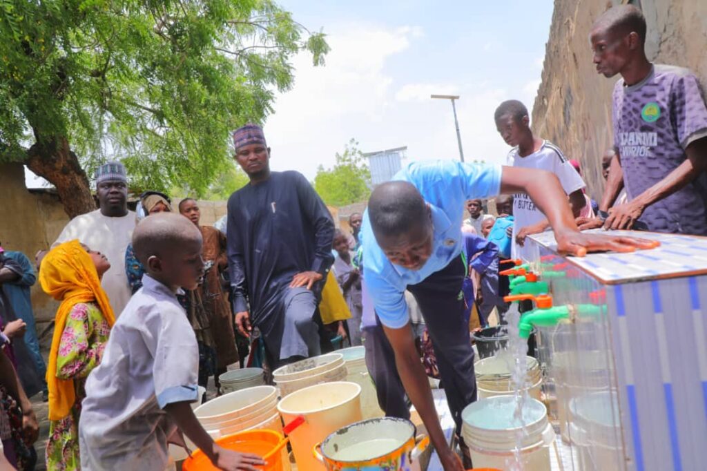 Borehole drilled in Maiduguri by Zulum