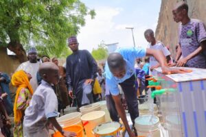 Borehole drilled in Maiduguri by Zulum