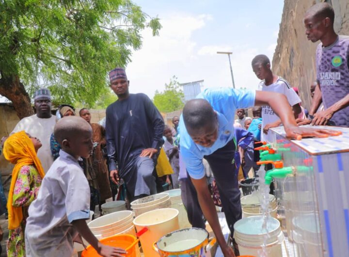 Borehole drilled in Maiduguri by Zulum