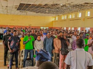 A cross section of participants at the official engagement held at the Azi Nyako Youth Centre in Jos
