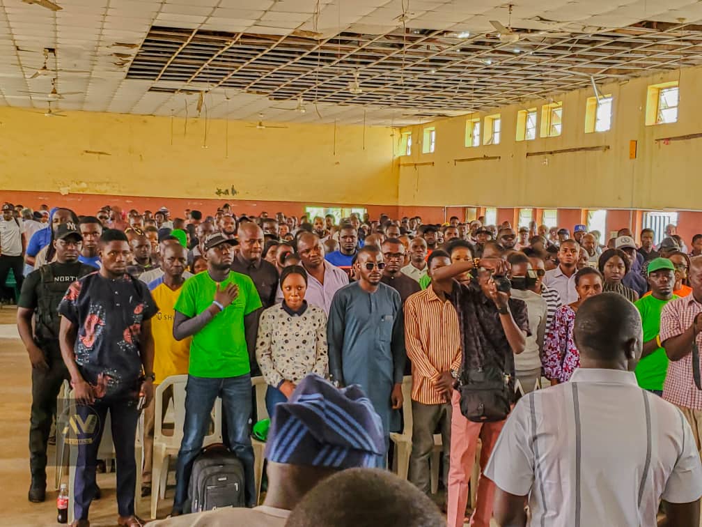 A cross section of participants at the official engagement held at the Azi Nyako Youth Centre in Jos