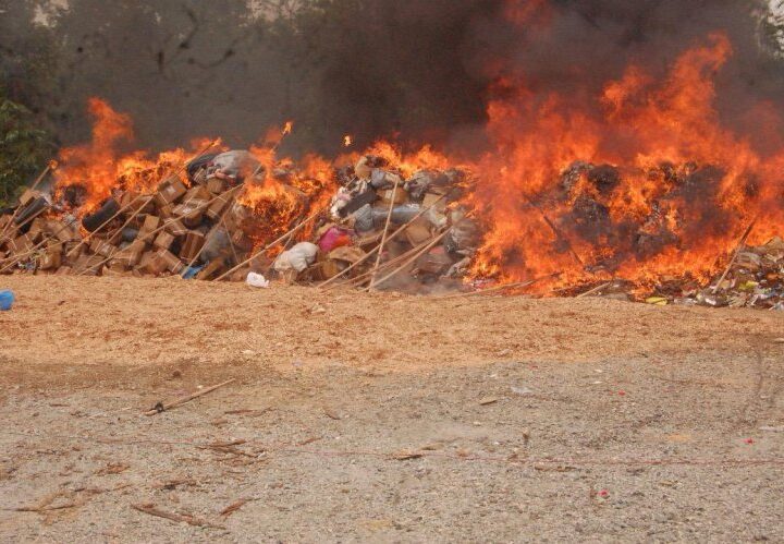 Illicit drugs destroyed by NDLEA