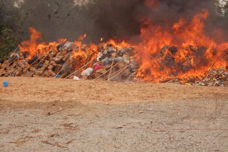 Illicit drugs destroyed by NDLEA