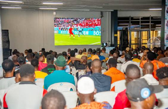 Sport viewing center in Nigeria