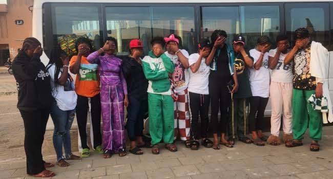 Nigerian girls rescued form human traffickers in Ghana