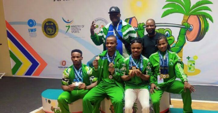 African Weightlifting Championship: Team Nigeria lifters win 12 medals at opening
