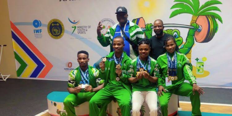 African Weightlifting Championship: Team Nigeria lifters win 12 medals at opening