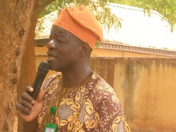 ARCOS Chairman, Mr Olugbemi Samuel, addressing members in Sokoto. Photo by ANKELI EMMANUEL, Sokoto