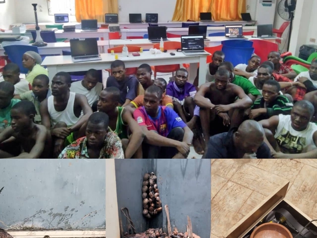 Suspected Internet fraudsters