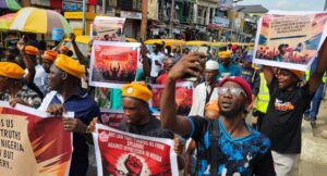 protesters in Lagos 1