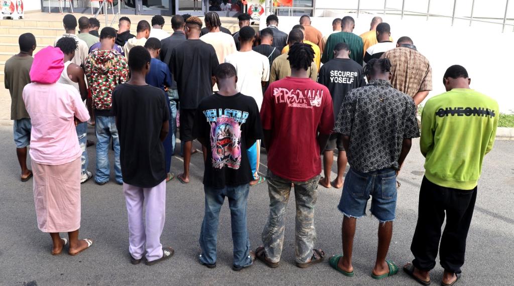 Suspected Internet fraudsters