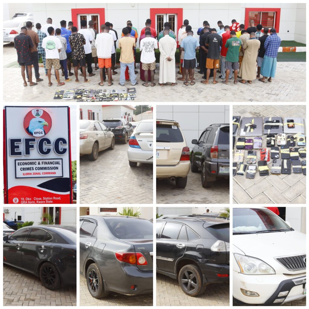 EFCC arrests 98 suspected Internet fraudsters in Enugu, Kwara 2 20250508 145356