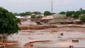 Scene of the flood disaster in Mokwa LGA of Niger State