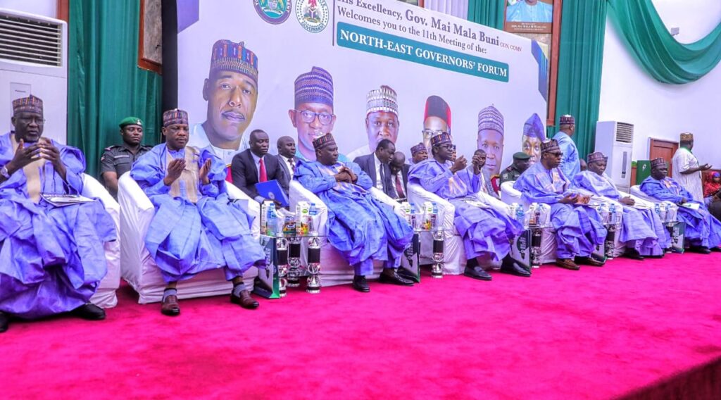 Zulum leads northeast governors to Damaturu; security, agriculture tops discussions 2 IMG 20250501 WA0006