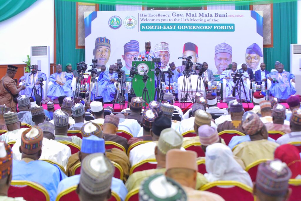 Zulum leads northeast governors to Damaturu; security, agriculture tops discussions 5 IMG 20250501 WA0011