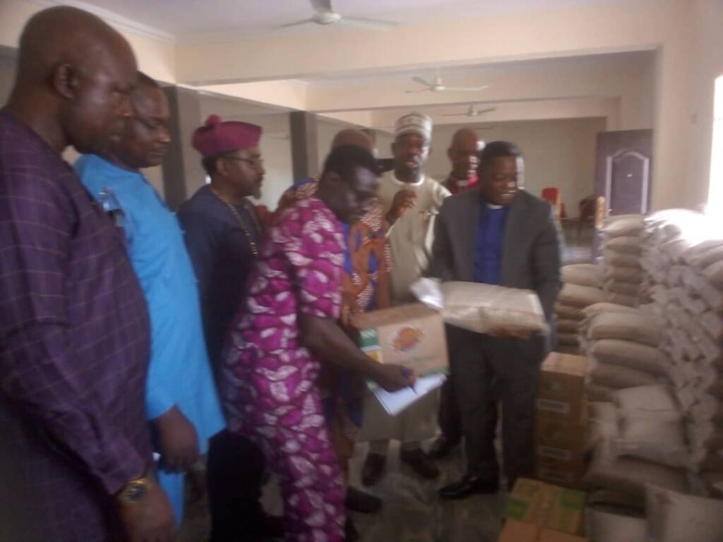 CAN donates relief materials