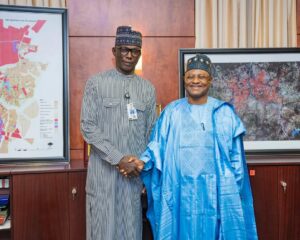 Jerry Adams meets with Governor Uba Sani to discuss fiscal reforms and Kaduna’s development agenda.