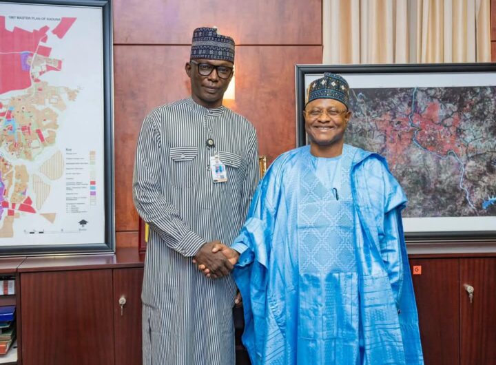 Jerry Adams meets with Governor Uba Sani to discuss fiscal reforms and Kaduna’s development agenda.