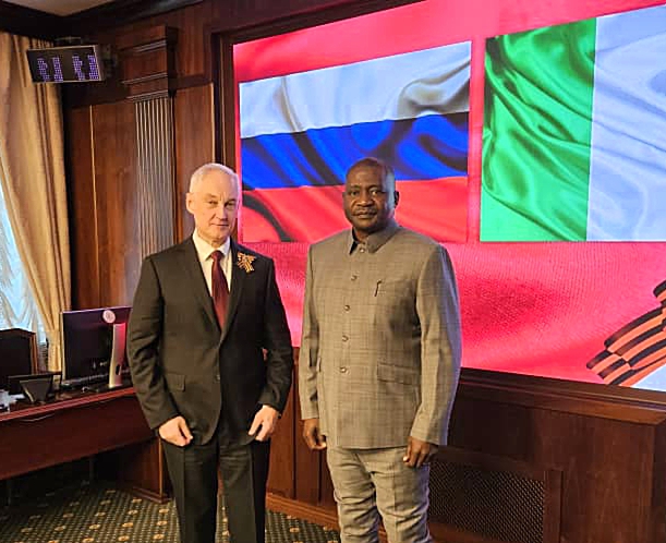 Chief of Defence Staff of Nigeria (CDS), Gen. Christopher Musa, paid a courtesy visit to the Minister of Defence of the Russian Federation, Andrey Belousov, in Moscow