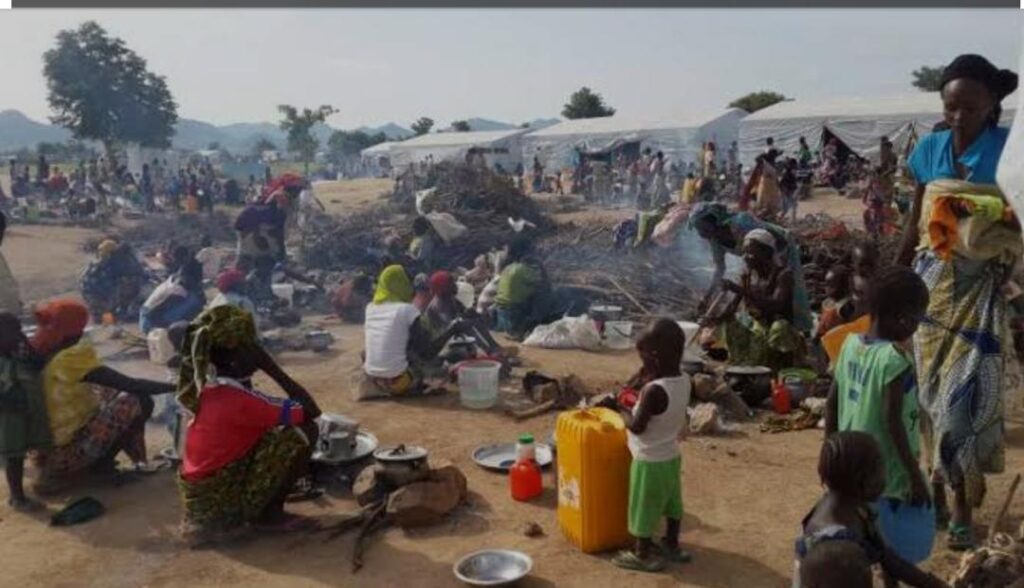 File photo showing IDPs camp in Taraba State