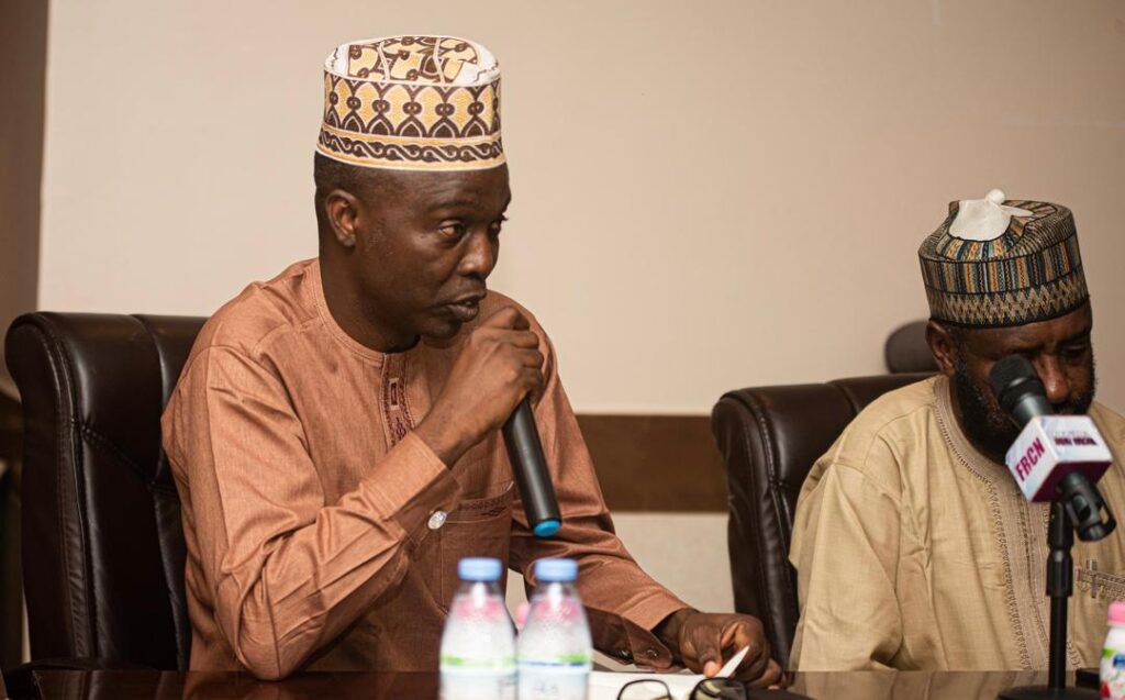 Deputy Coordinator, Makkah NAHCON Office, Alhaji Alidu Shutti, briefing newsmen in Makkah, Saudi Arabia on Monday.