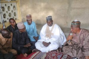 Borno State Governor, Babagana Zulum paid a condolence visit to families of the slain CJTF