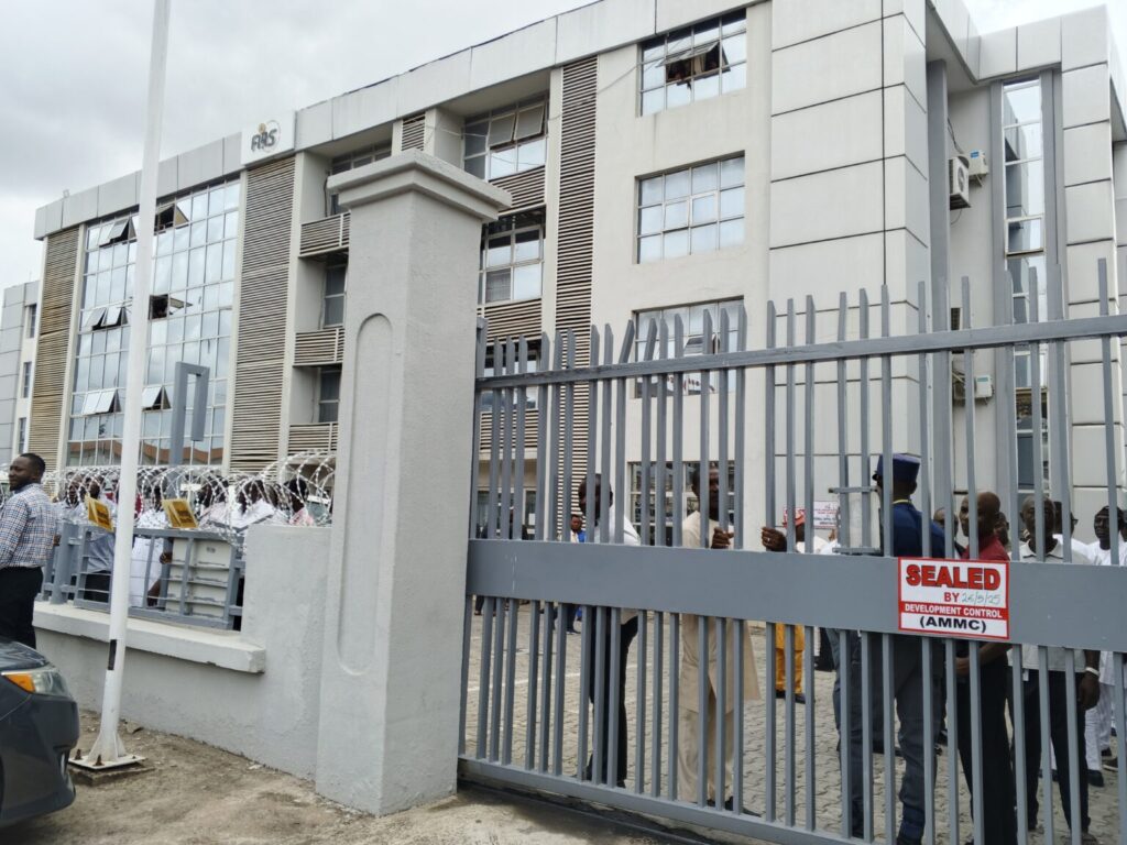 FIRS building in Wuse was sealed by FCTA officials