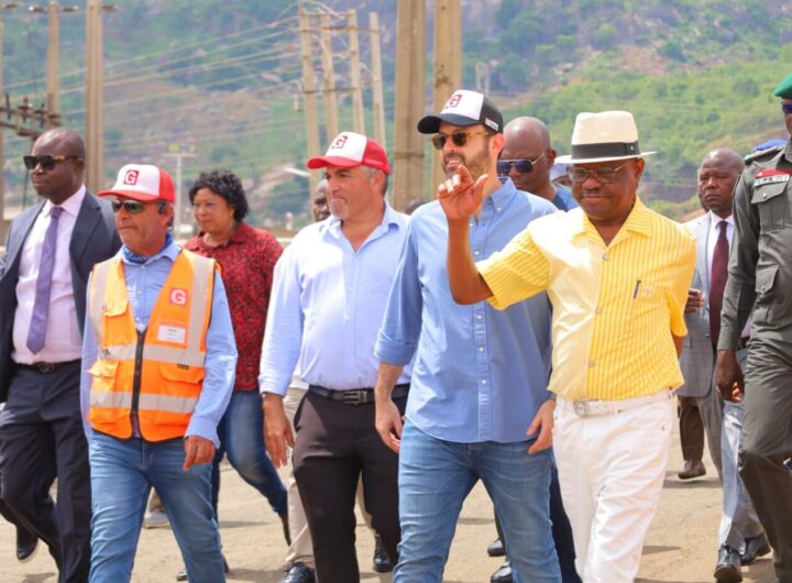FCT Minister, Nyesom Wike, inspecting project in Abuja