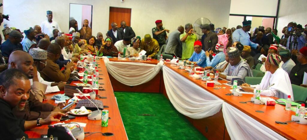 FCT Minister, Nyesom Wike, on Wednesday appeared before the Senate and House of Representative Committees on FCT, to defend the 2025 FCT proposed budget.