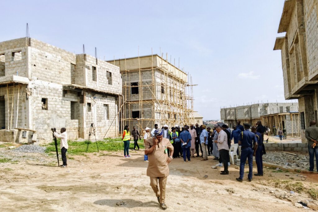 Buildings marked for demolition in Abuja