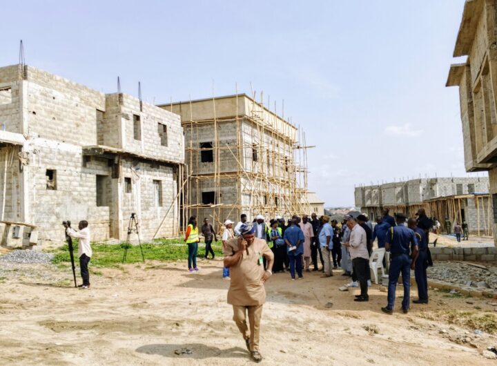 Buildings marked for demolition in Abuja