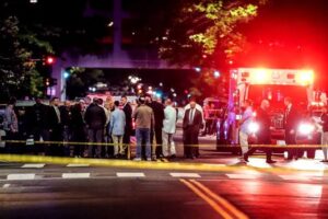 File photo showing the crime scene at Jews Museum near Washington DC in United States