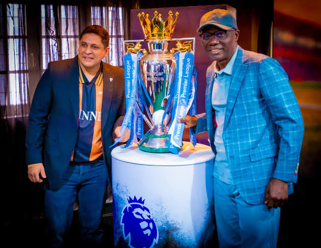 Sanwo-Olu receives EPL trophy