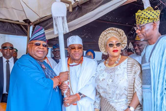 Ilesa agog as 41st Owa-Obokun receives staff of office