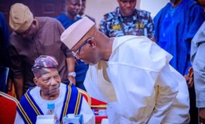 Pa Reuben Fasoranti and Ondo State Governor, Lucky Aiyedatiwa
