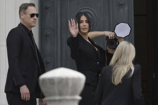 Kim Kardashian arrives at Paris Courthouse to testify against the men accused of robbing her at gun point in 2016, an event that shaped her life and redefined celebrity's security in the age of social media © AP