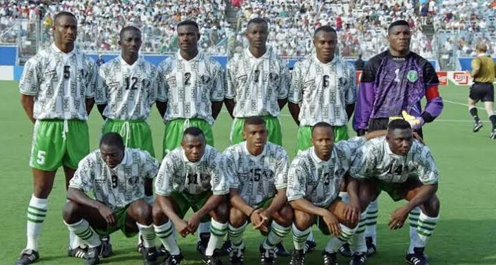 Victorious 1994 Super Eagles Team that won the Africa Cup of Nations (AFCON) in Tunisia