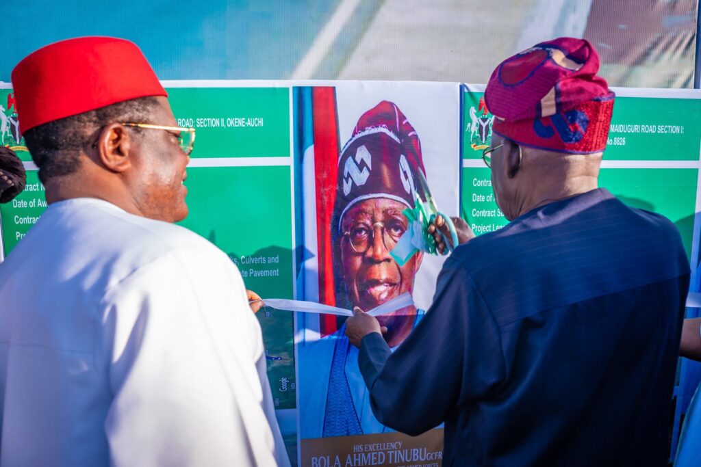 President Tinubu assures of more spending on enduring infrastructure 2 President Tinubu commissioning Lekki Deep Sea Port Access Road at the Dangote Refinery and Petrochemical Plant on Thursday in Lagos,